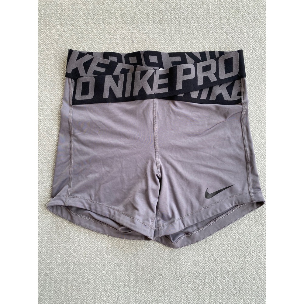 Nike Shorts Womens XS Grey Nike Pro Dri-FIT Compression Athletic Training 3 inch